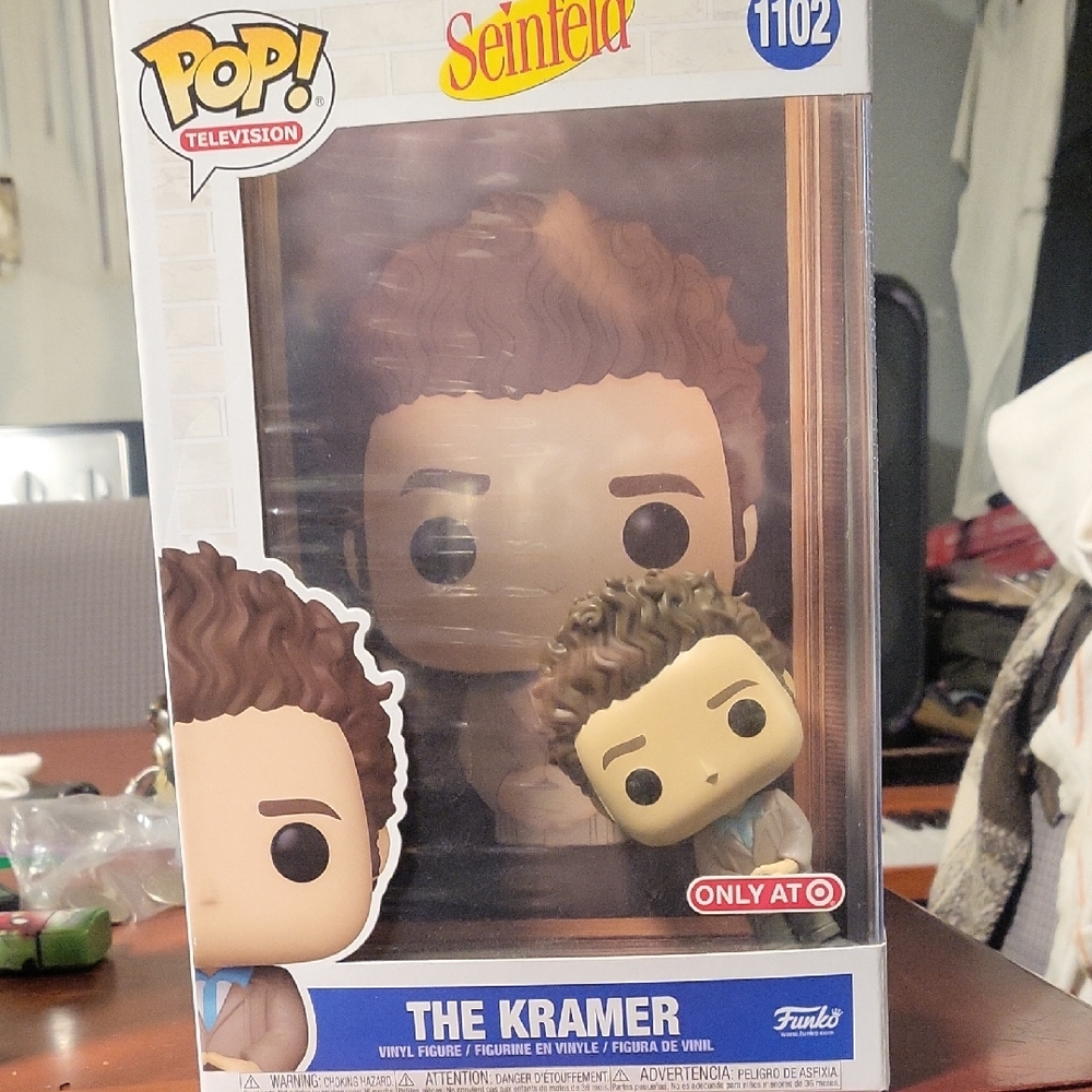 Funko Pop! Seinfeld The Kramer Figure - Brown and Black